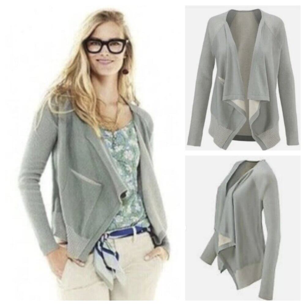 Cabi Women's Open Front Pocket Cardigan Sage Size M